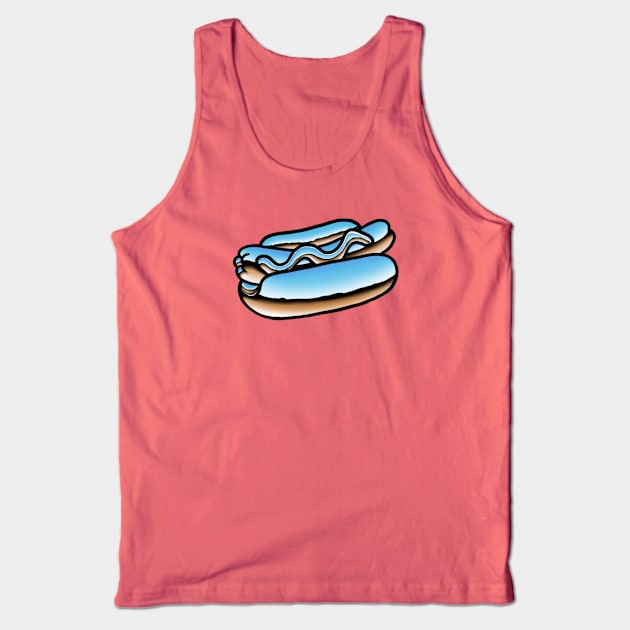 Chrome Hotdog Tank Top by TommyVision